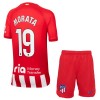 Conjunto (Camiseta+Pantalón Corto) Atlético Madrid Morata 19 Primera Equipación 23-24 - Niño